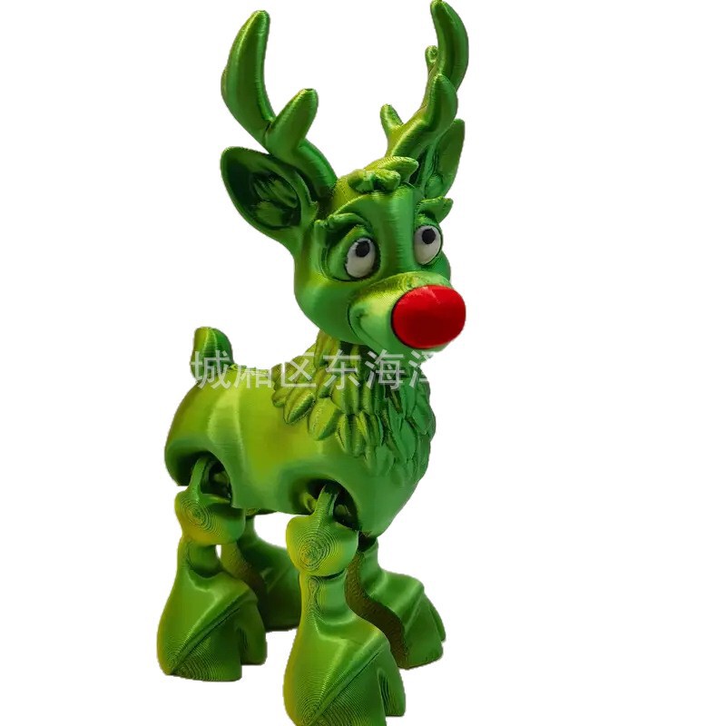 跨境爆款圣诞节雪橇驯鹿雕像 Christmas Reindeer 麋鹿装饰品摆件|undefined