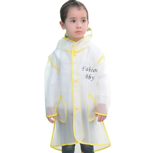 Bao Yu Little Dinosaur children's raincoat boys and girls kindergarten baby with school bag poncho child student raincoat