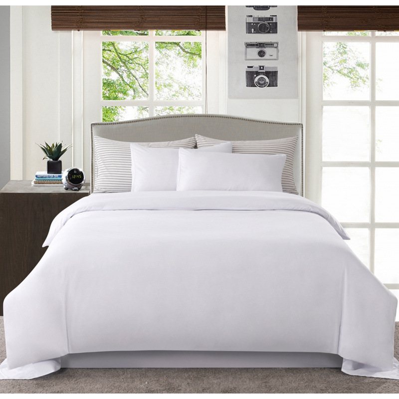 Hotel Bedding Four-Piece Set White Duvet Cover Bed Sheet Quilt Pillow Core Eight-Piece Set Linen Hotel Linen