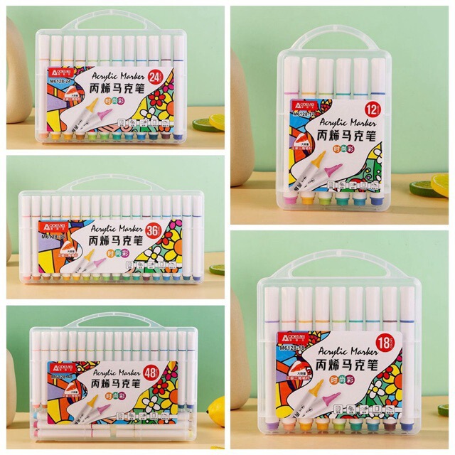 Odamei acrylic marker free pressure children art special opaque waterproof DIY children marker Odamei acrylic marker free pressure children art special opaque waterproof DIY children marker