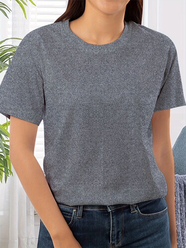 Soft T Shirt Soft Comfortable Solid Color Short