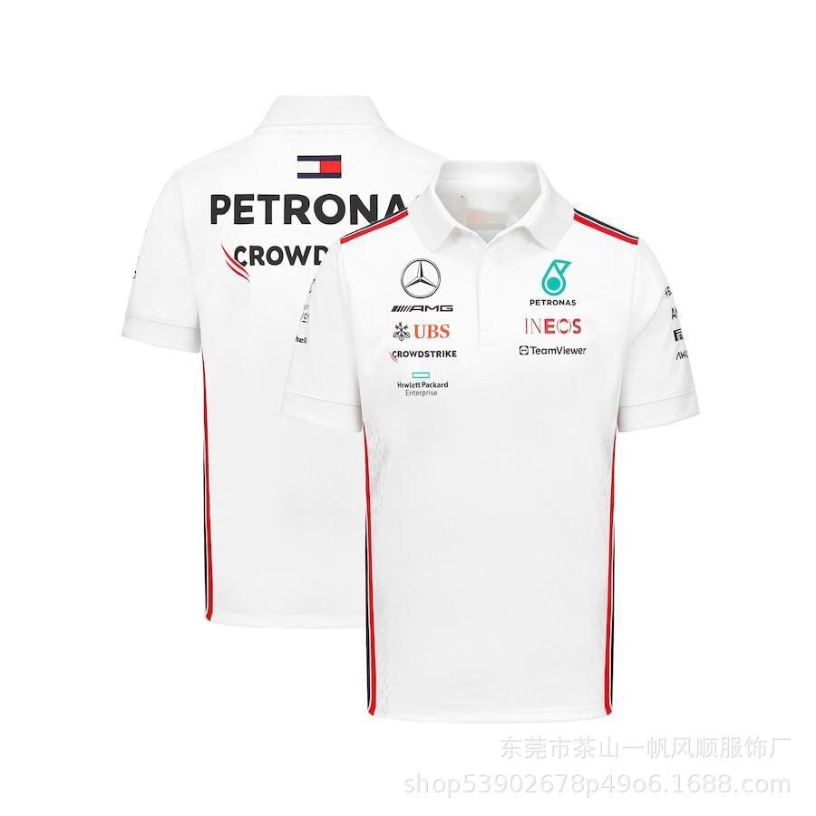 Cross-Border New F1 Racing Motorcycle Clothing Cycling Clothing Breathable Quick-Drying Round Neck Short-Sleeved T-Shirt Off-Road Work Shirt