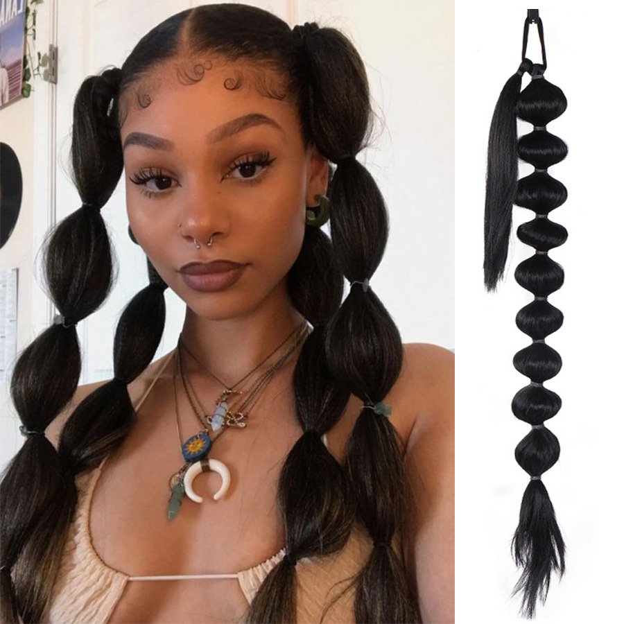 200g Weight Wigs Hairdressing Supplies ponytail Wig Hairstyle high temperature wire Hair Material Women's Casual Party High Temperature Wire Ponytail Wigs