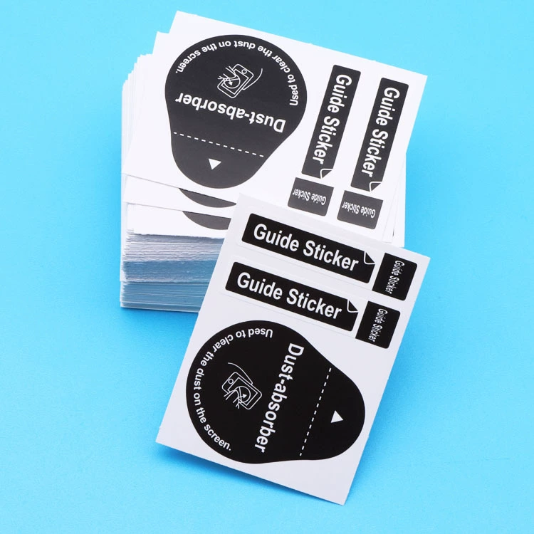 2 + 1 Тяговая этикетка наклейка для удаления пыли синяя пленка для удаления пыли вспомогательный инструмент английская версия полная английская наклейка для удаления пыли