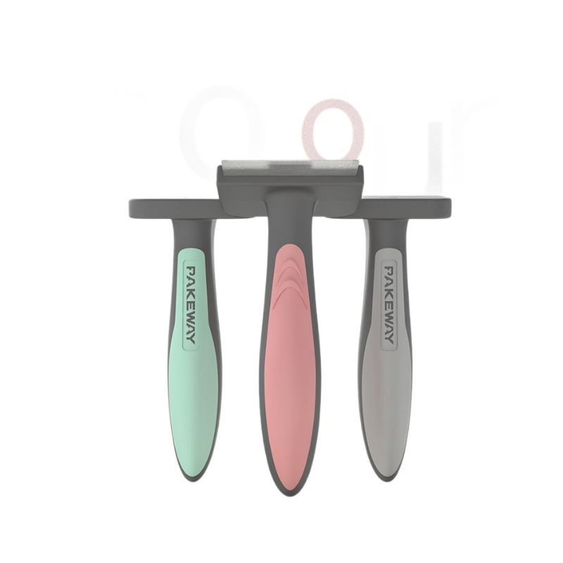 Peine de nudo abierto para mascotas Peine anti-nudo Peine profesional para eliminar el pelo flotante Peine duradero de acero inoxidable para mascotas Cepillo de depilación para perros y gatos