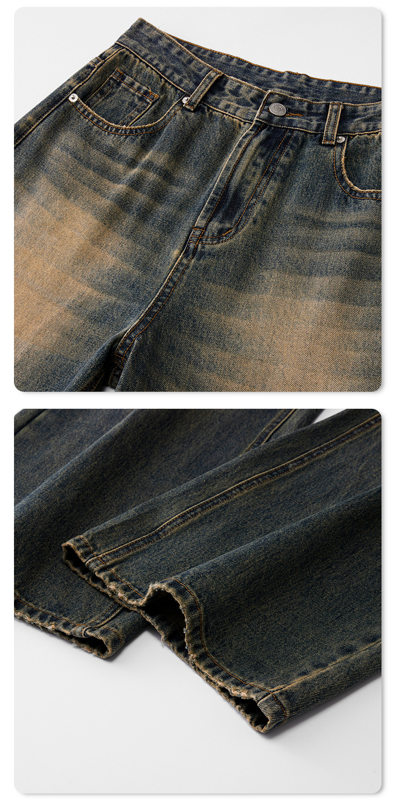 Herren Jeans Mit Weitem Bein Gerader Schnitt Extra Lang_voghion.com