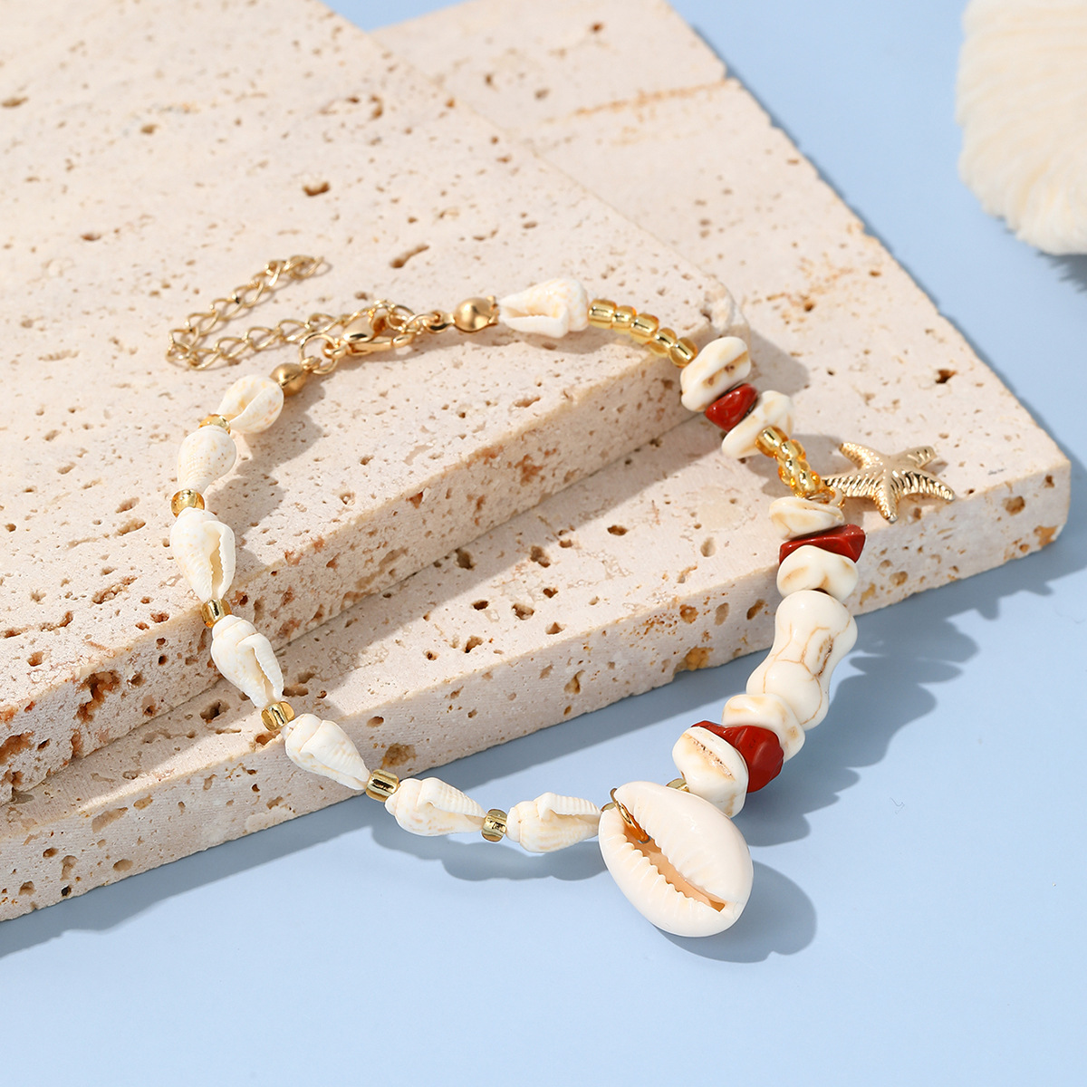 Bracelets Classification Shell Chain Material Marine Style Simple Style Starfish Shell Shell Chain-free Chain & Link Bracelets Wholesale