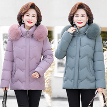 2025新款中老年棉袄女冬季中年妈妈羽绒棉服冬装加绒短款棉衣外套