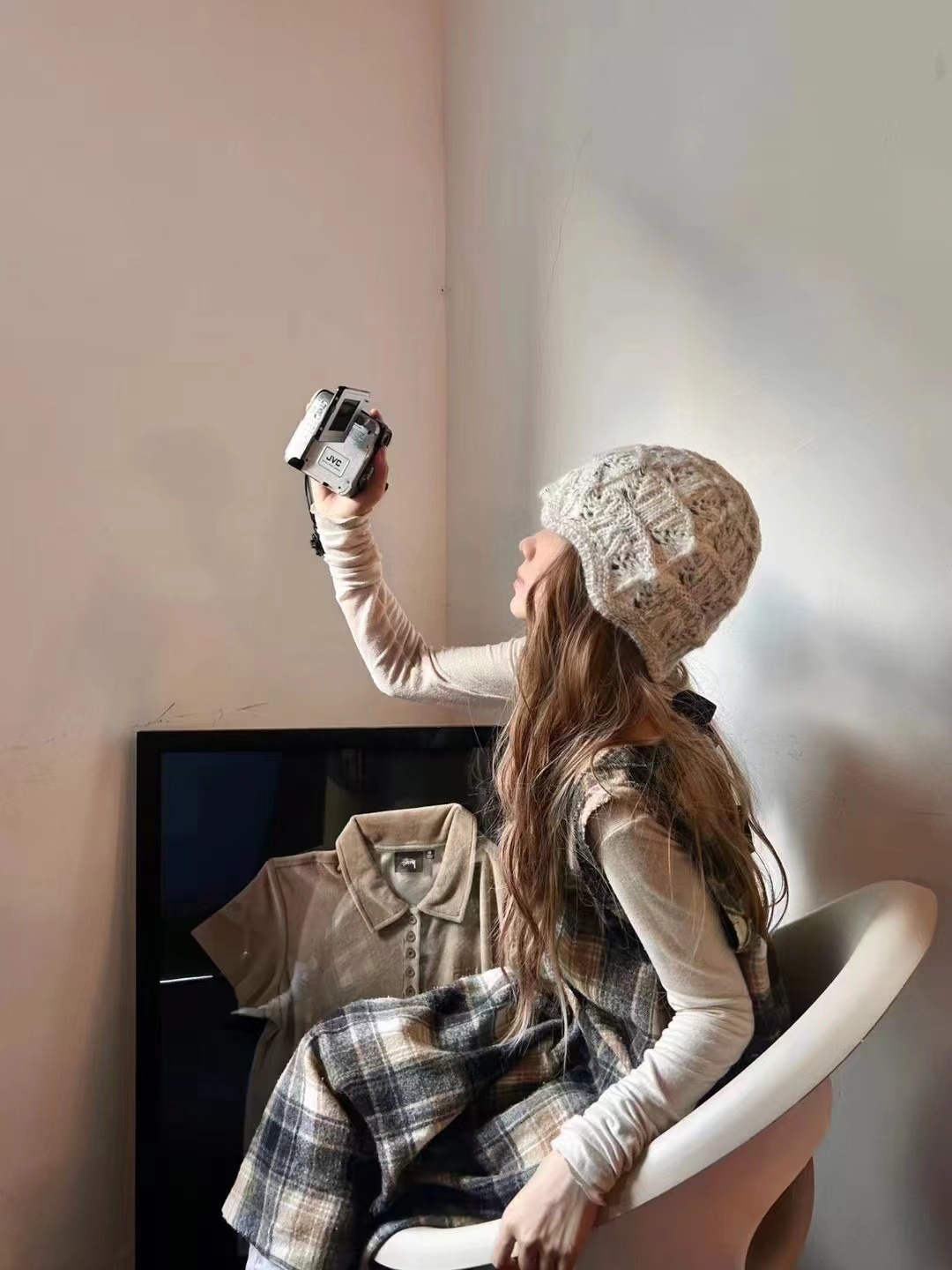 Early Autumn Temperament Style With Wool Yarn Hat Knitted For Warmth Niche Ins Retro Bucket Hat Toe Cap Basin Hat For Women_voghion.com