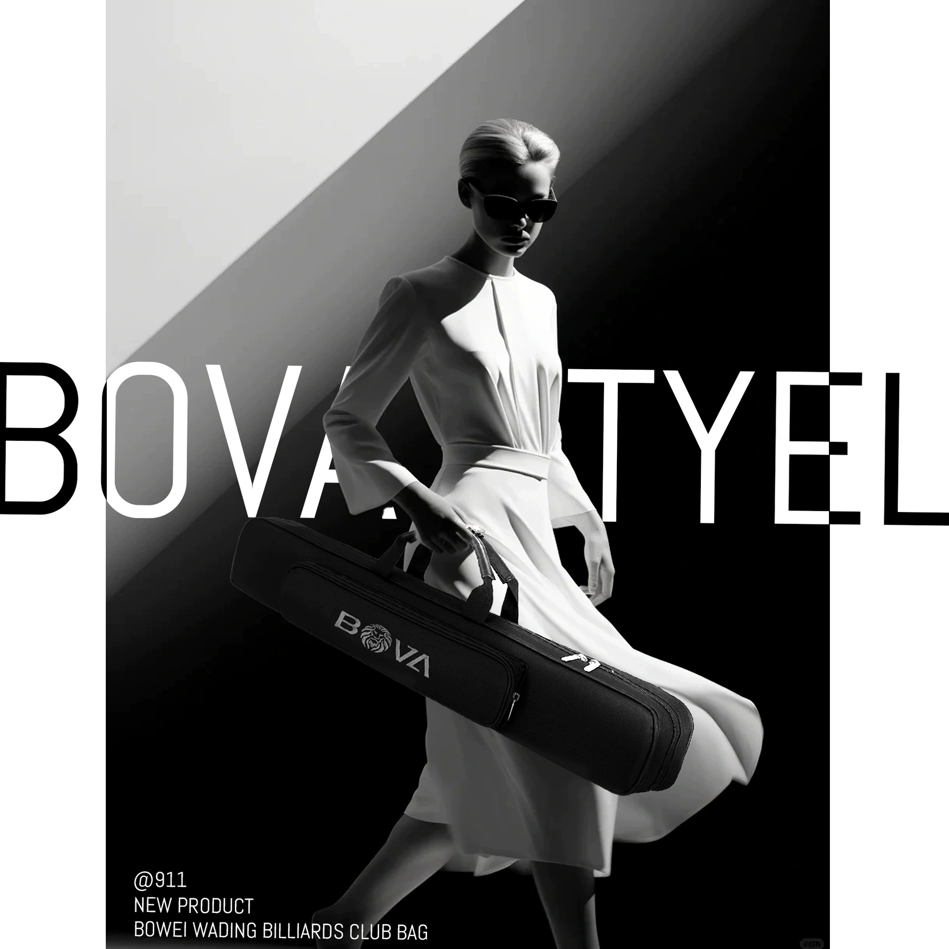 Сумка для кия BOVA, сумка для кия с девятью шариками, чехол для кия с большим наконечником, бочонок, коробка для кия, 25 моделей, сумка для бильярдного кия с восемью отверстиями