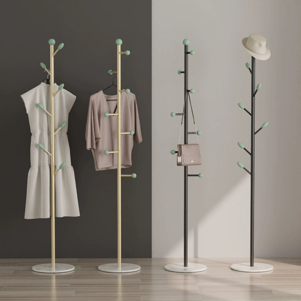 Легкая роскошь минималистская наполая вешалка креативная металлическая съемная стойка для хранения сетка красный крем ветреный кованый кованый вешалка