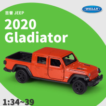 WELLY威利1:36JEEP2020吉普Gladiator皮卡越野车仿真合金汽车模型