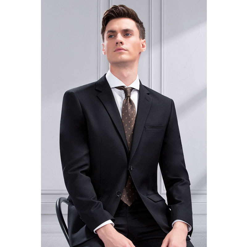 New suit suit men's professional business formal wear Korean slim casual black suit top men's single western coat