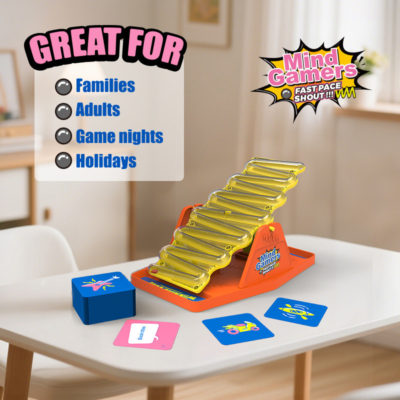 Cross-Border Kidsren's Toys Tilt'N' Shout Rocking Seesaw Chessboard Tabletop Family Battle Quiz Game