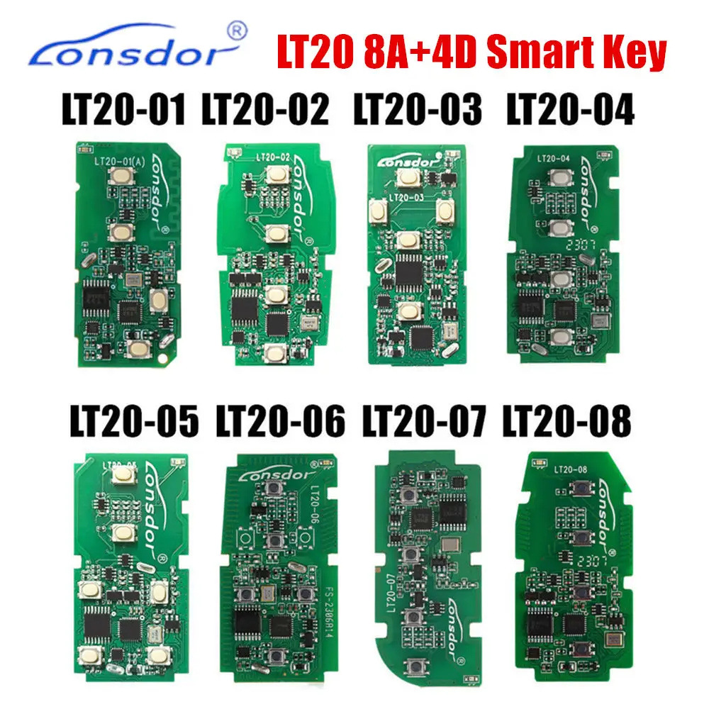 Lonsdor LT20 01/02/03/04/05/06/07/08 8A+4D Smart Key PCB