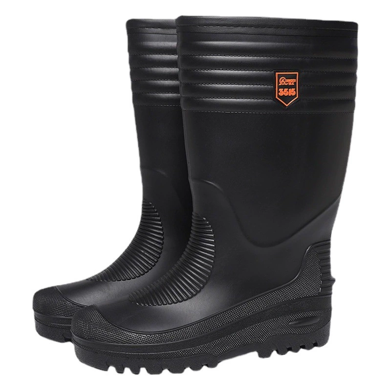 2021 зимние новые резиновые сапоги из высокого хлопка мужские утолщенные черные непромокаемые теплые холодные сельскохозяйственные угодья на открытом воздухе Рабочая обувь