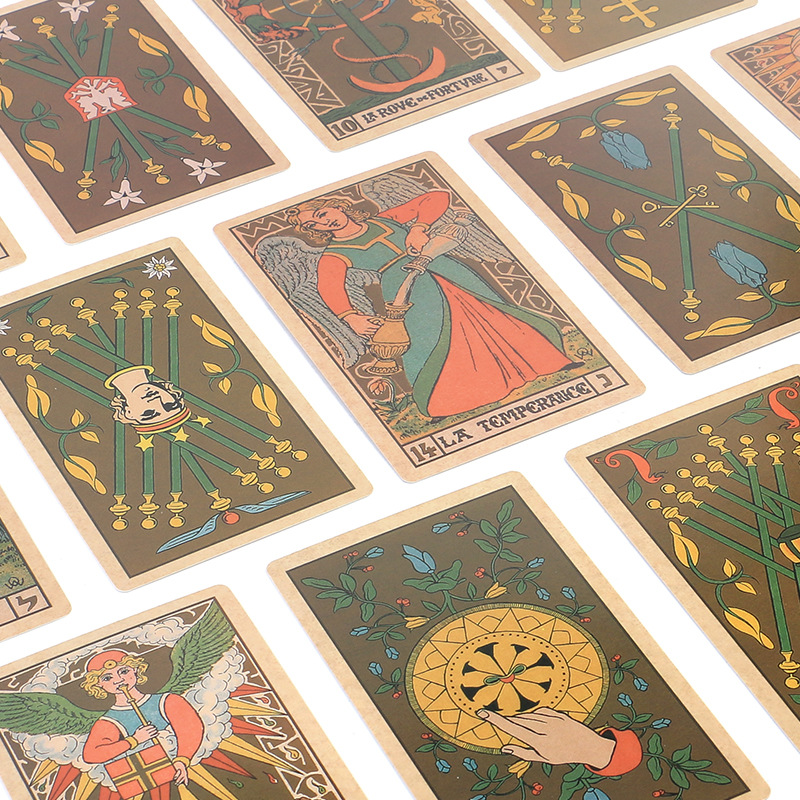 Symbolic Tarot Of Wirth Oracle Cards For Party Games And Divination_voghion.com