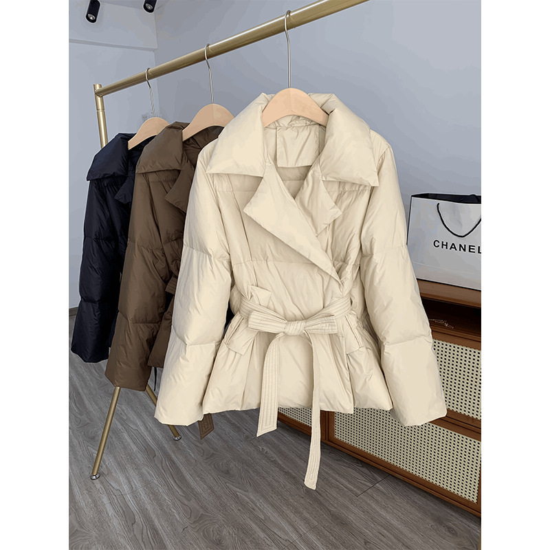 2026 New Thickened Women's Jacket, French Style, Casual Cotton Coat, Ultra-Light, Soft, Warm, Fashionable, Trendy, Loose Cotton Jacket