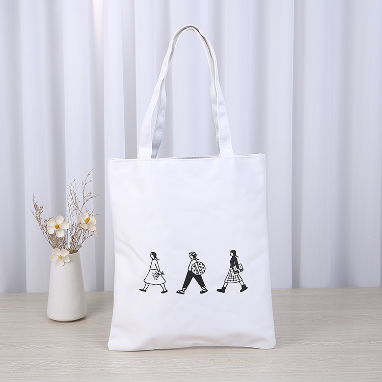 厂家定制空白帆布袋 定制棉布手提袋 定做logo 服装购物袋 单肩袋