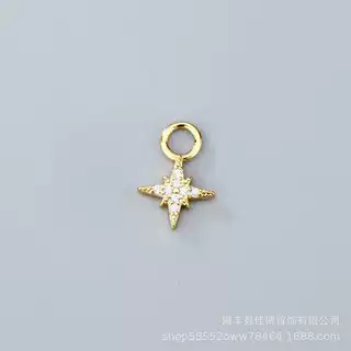 跨境速卖通s925纯银吊坠耳环女欧美ins耳扣高级感小众耳饰批发