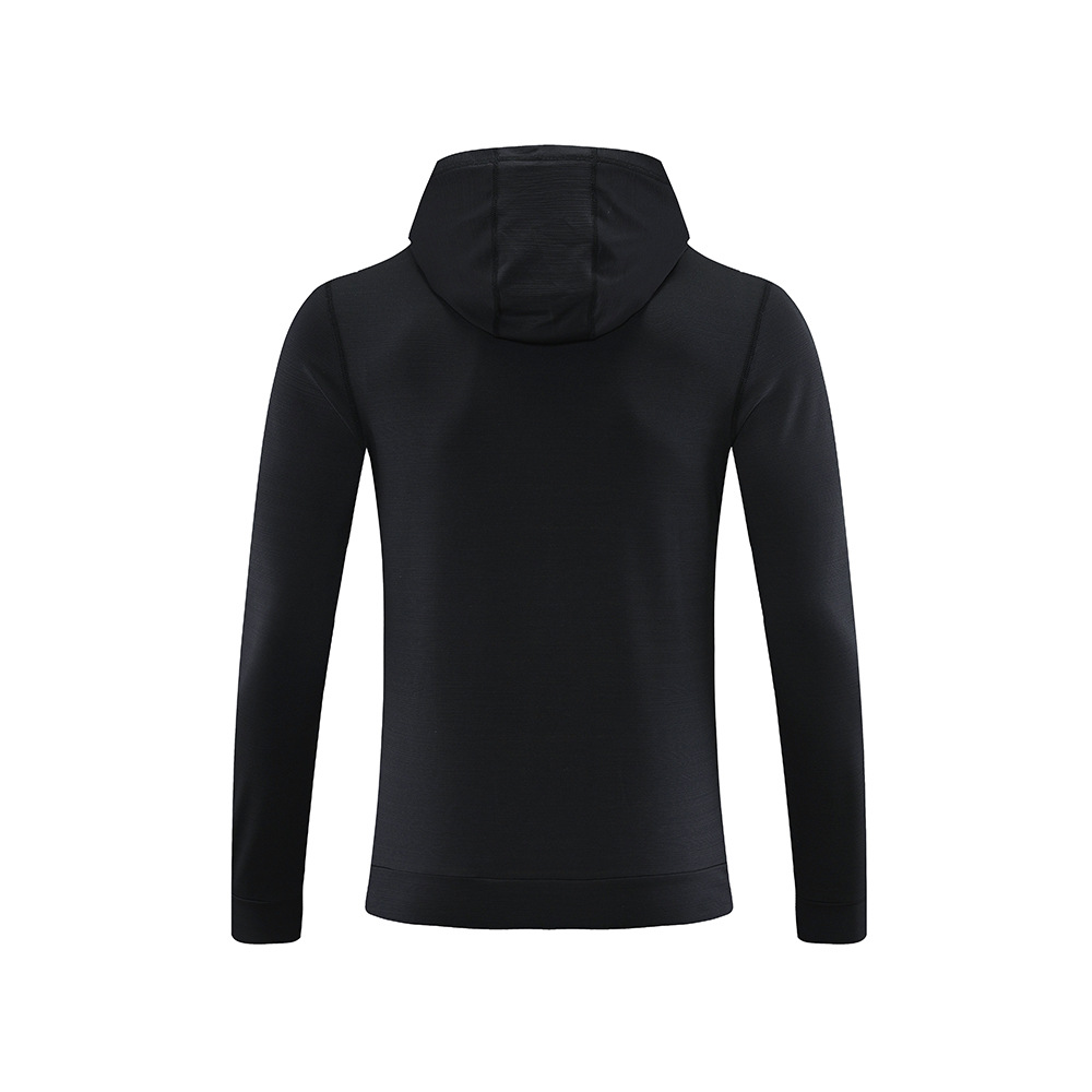 Sudadera con capucha de manga larga para hombre, ropa deportiva para otoño e invierno, para correr al aire libre, entrenamiento físico, ropa de secado rápido, deportes de pesca