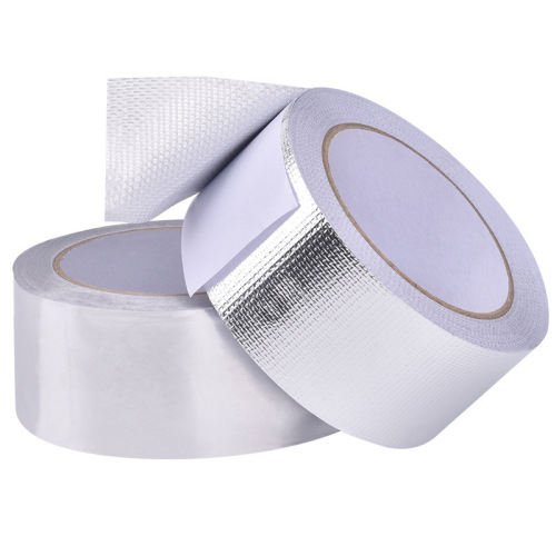 Aluminum foil tape water heater exhaust pipe repair high temperature resistant flame retardant industrial tape thickened fiberglass aluminum foil tape