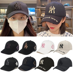アウトドアメンズ帽日焼け止め日よけlaダッチキャップmlb曲げつばny野球帽ハードトップ春夏韓国
