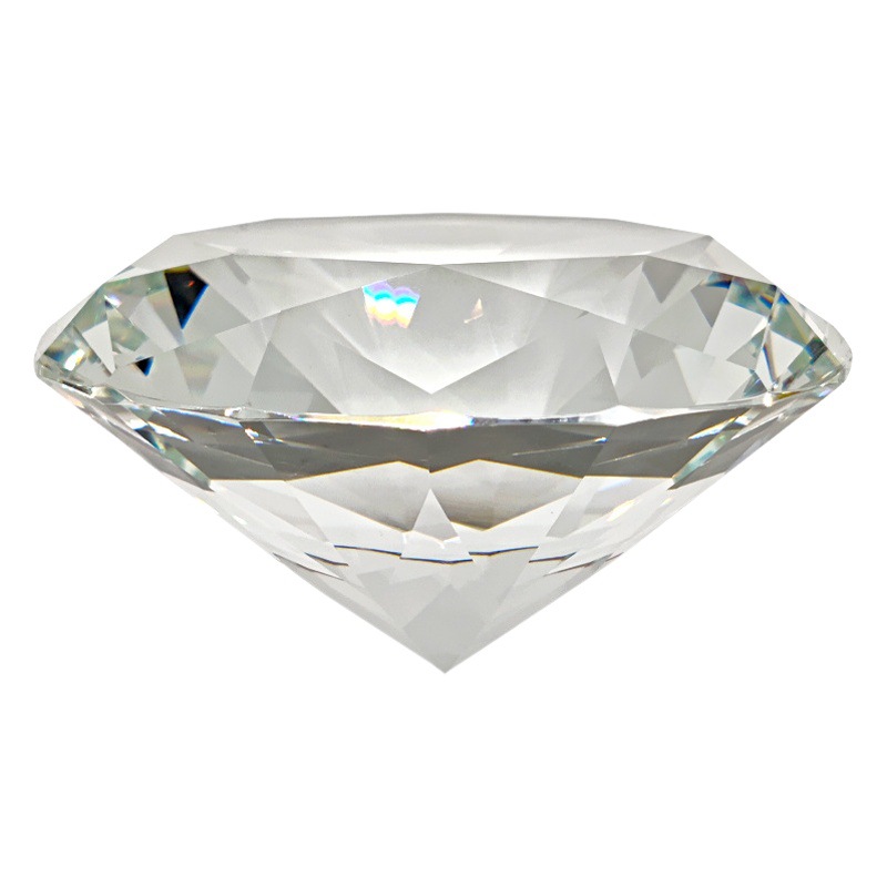 Manufacturer Wholesale 10Mm-200Mm Transparent Crystal Diamond White Spot Pujiang Glass Diamond Simulated Crystal Jewelry