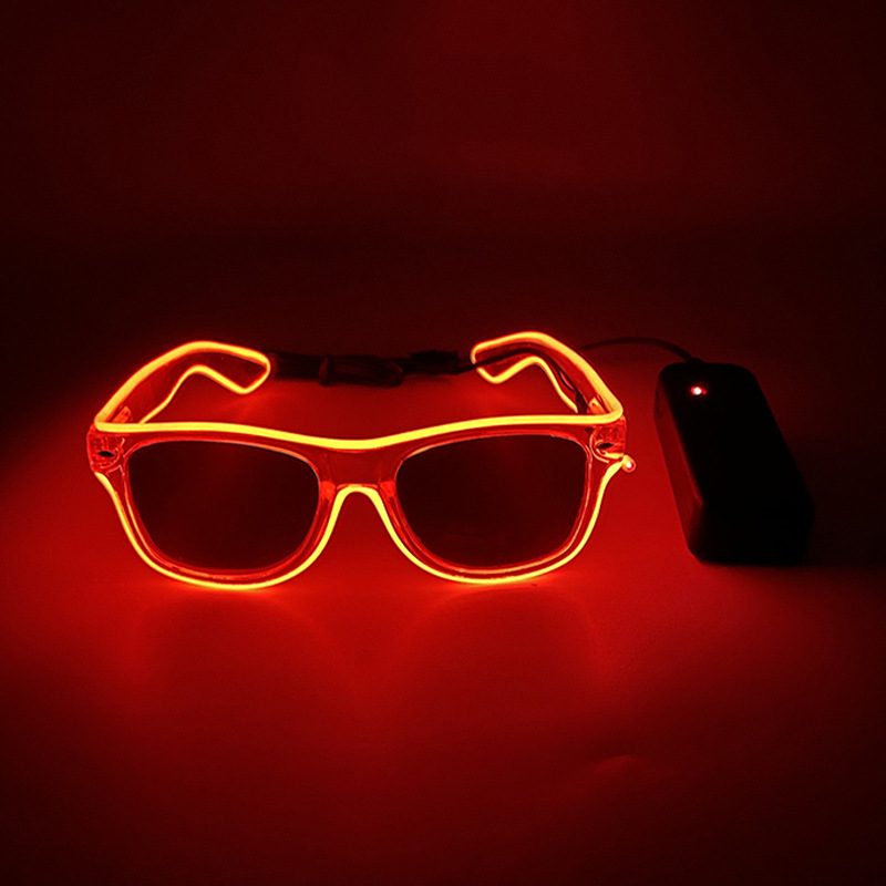 Amazon LED luminoso gafas bola personalizada el flash decoración bar disco partido regalo props fabricante