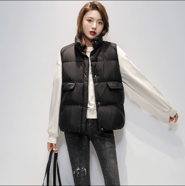 Vest with down