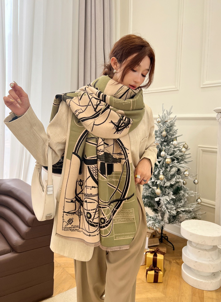 2023 Winter Verdikte Warme Decoratie Imitatie Kasjmier Geborstelde Sjaal Modetrend Straat Veelzijdige Lange Sjaal_voghion.com