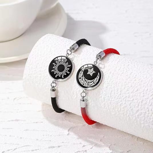 woven bracelet handmade stainless steel for St. Valentine's Day