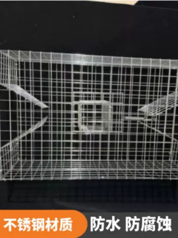 Stainless steel double-barbed outdoor fishing cage, shrimp trap, eel trap, and mudfish trap – a fishing tool and aquatic animal catching cage