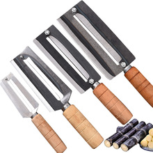 In Stock High Carbon Steel Sugar Cane Knife Set Solid Wood H