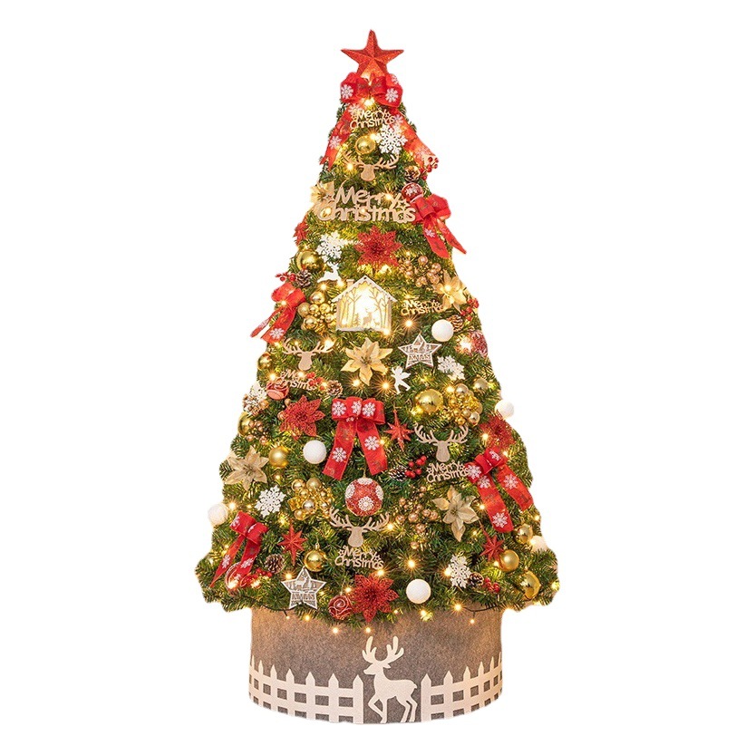 Hong kong heng árbol de navidad decoración de escritorio rojo pequeño conjunto de decoración navidad nórdico internet celebridad decoración simulación árbol