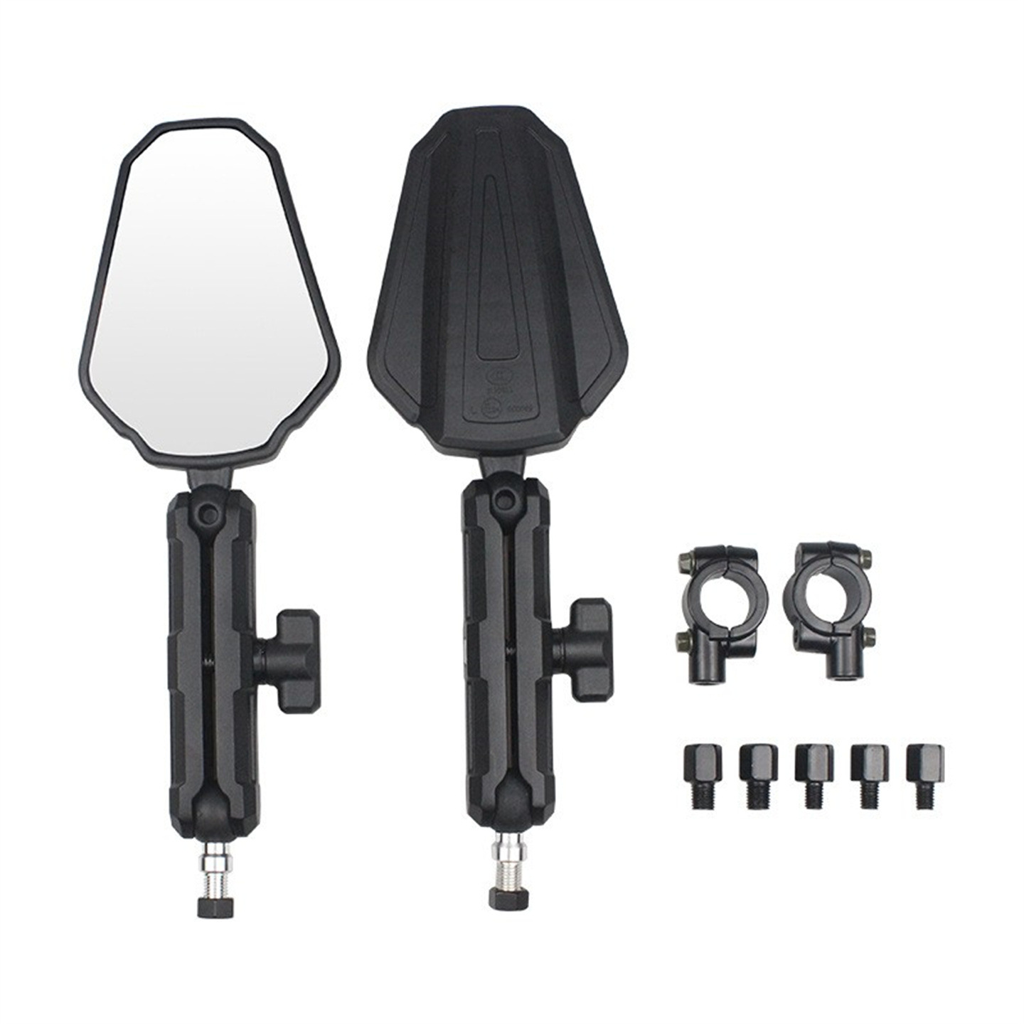 Motorcycle Rearview Mirror Suitable for Saike Long Rx Universal Dl250 Off-Road Adv Motorcycle Folding Modified Reflector