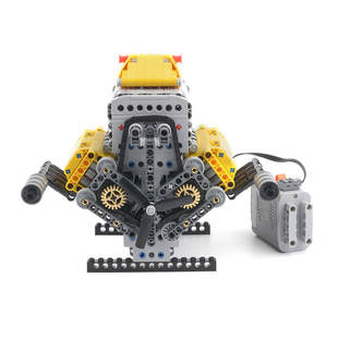 Moc-60662 V8 Engine Dynamic Model 945 Particle Number Toy Christmas Gift