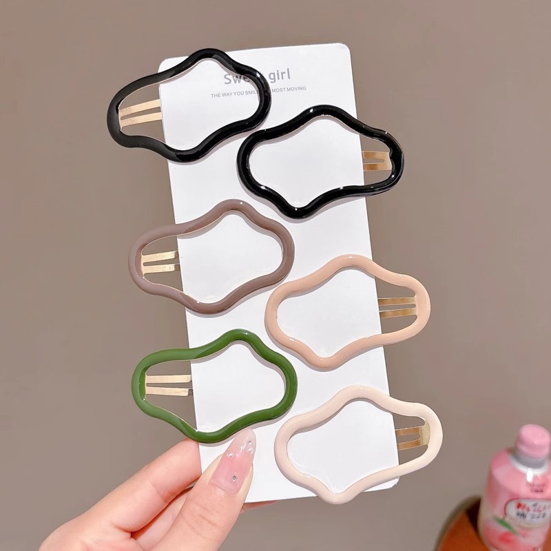 Linda estrella y2g horquilla hembra clip lateral flequillo BB clip horquilla para niños dopamina clip de color tocado