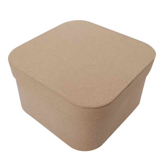 Extra hard square round corner Kraft paper box gift box gift box packaging Biscuit Flower Baking packaging