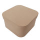 Extra hard square round corner Kraft paper box gift box gift box packaging Biscuit Flower Baking packaging