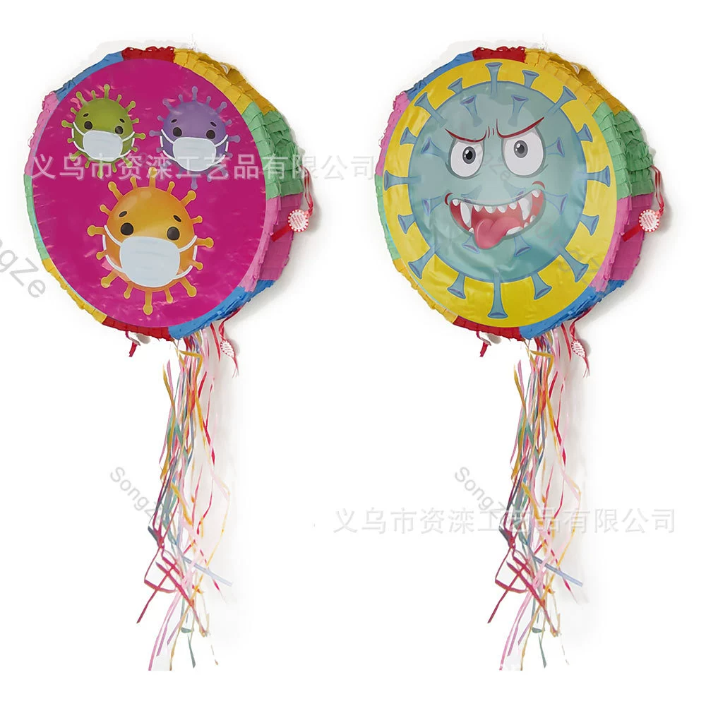 Украшение для вечеринки с вируснойPINATA, подарочная коробка для сладостей, упаковка и оформление банкетного зала