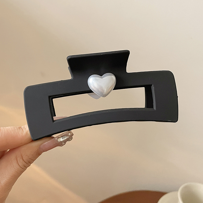 Pinza para el cabello en la parte posterior de la cabeza negra Clip de tiburón grande para mujer 2025 nuevo clip de agarre de sensación de alta calidad para el cabello, accesorio para el cabello, clip para la cabeza