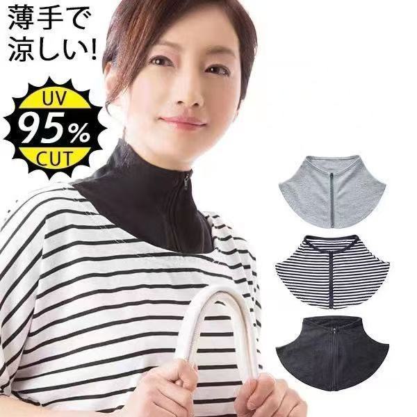 In-stock casual minimalist girl's loose-fitting short-sleeve T-shirt with navy collar for early spring