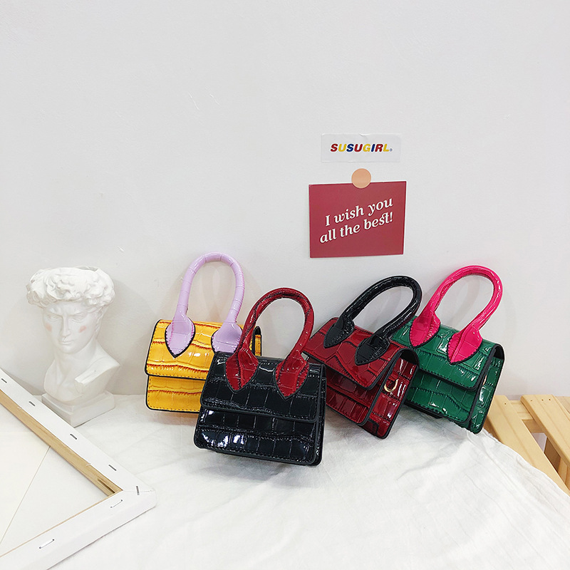 Korean children pack 2021 Spring new pattern The single shoulder bag Simplicity portable Square bag men and women Mini Inclined shoulder bag