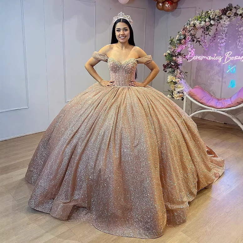 Amazon 2026 New One-Shoulder Sequin Long Dress with Colorful Tulle, Student Performance Tutu Dress, Ball Gown, Evening Dress, European and American Style