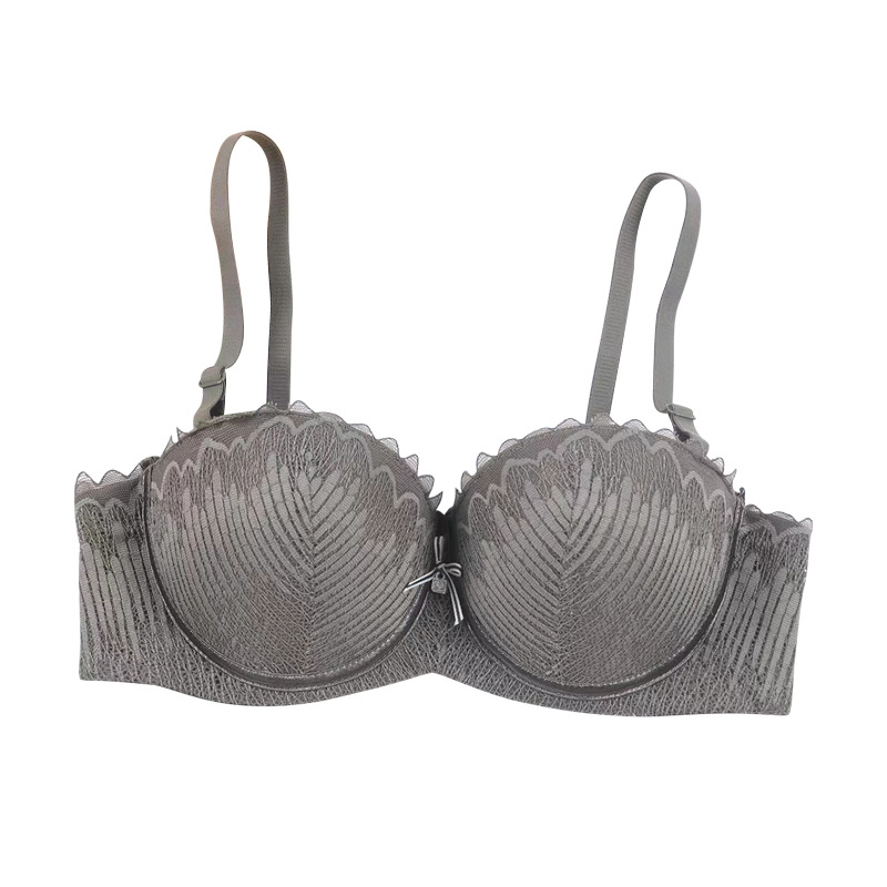 Nuevo 1 / 2 encaje mitad de taza de sostén para mujeres se reúnen en la ropa interior sexy sujetador desmontable correa de hombro image 5