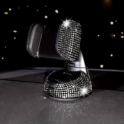 Car Mobile Phone Holder Air: Car phone holder - black