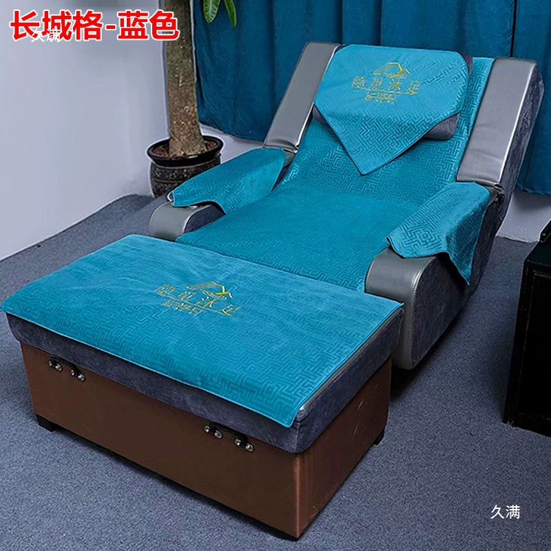 Sofa, non-slip set, massager, sheet, pillow, 4 piece set