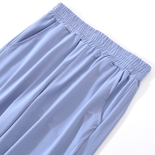 Children's anti-mosquito pants summer and Korean version new style boys and girls summer thin pants ice silk quick-drying lantern sun protection pants