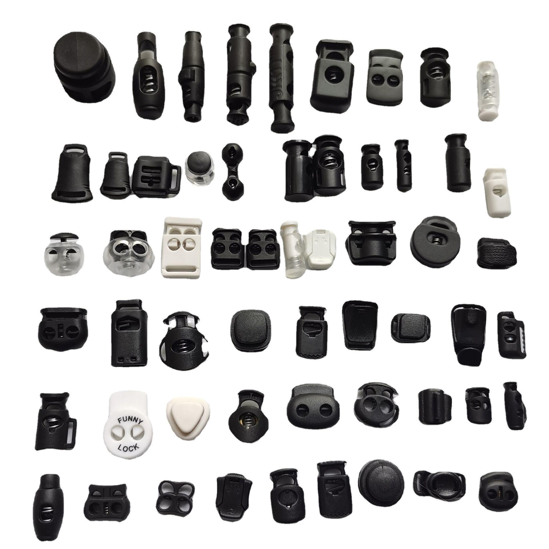 （工厂旗舰店）供应双孔单孔塑料猪鼻扣 （款式尺寸齐全）